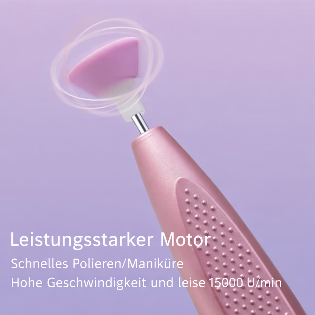Pediküre Set Damen | Elektrischer Nagelfräser | Kraftvolle Pflege & Präzise Ergebnisse | DermaNail