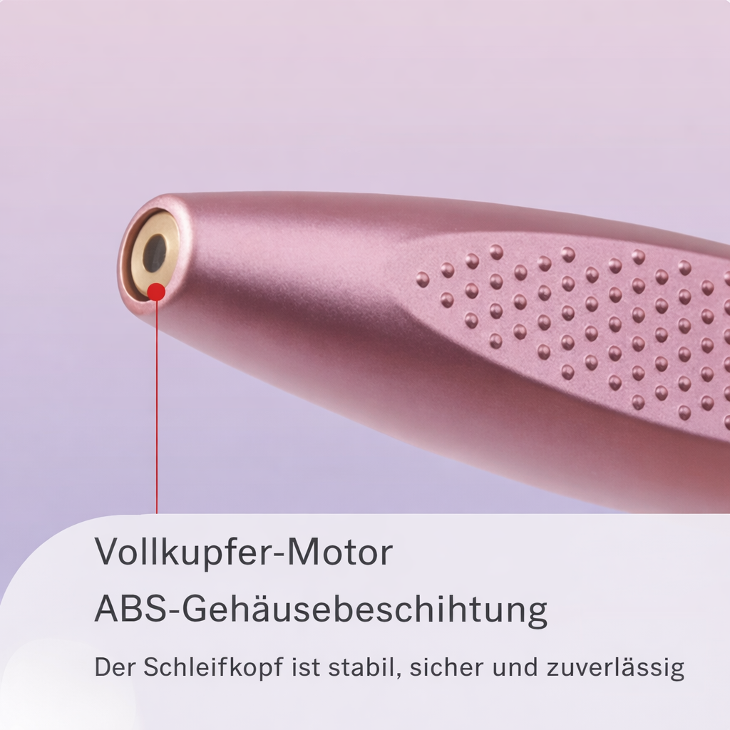 Pediküre Set Damen | Elektrischer Nagelfräser | Kraftvolle Pflege & Präzise Ergebnisse | DermaNail