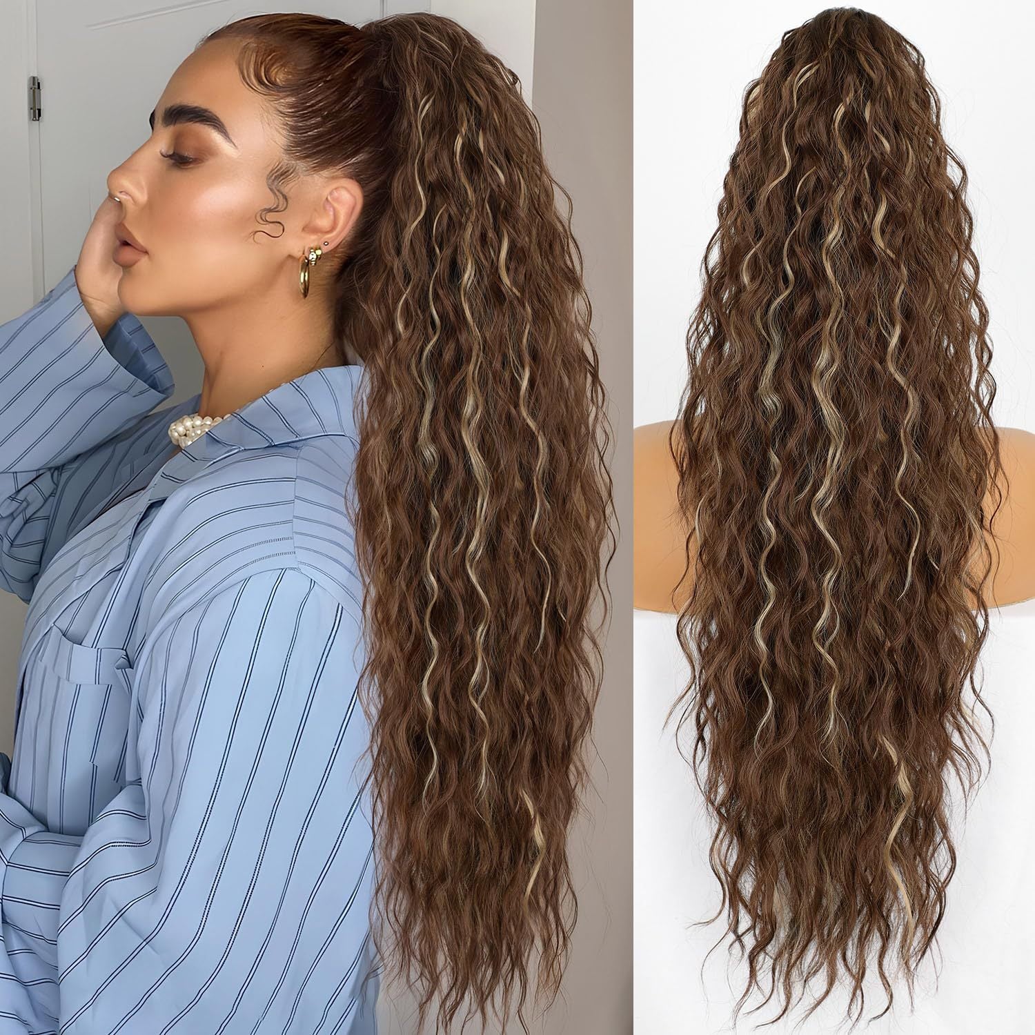 Pferdeschwanz | Clip-in-Pferdeschwanzverlängerung | Sofort Volumen Effekt | VoluStyle