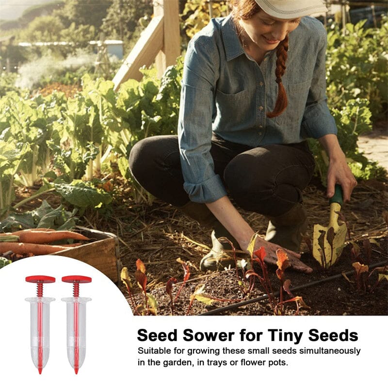 Pflanzen Saatinjektor | Präzise Aussaat | Ergonomisch für Beet & Hochbeet | SeedShot