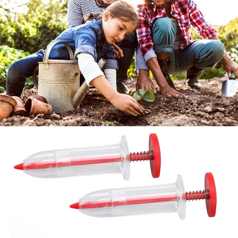 Pflanzen Saatinjektor | Präzise Aussaat | Ergonomisch für Beet & Hochbeet | SeedShot