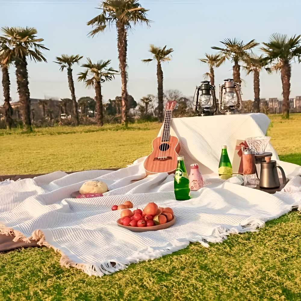 Picknickdecke | Große Outdoor Unterlage | Faltbar und Leicht | Pickniqra