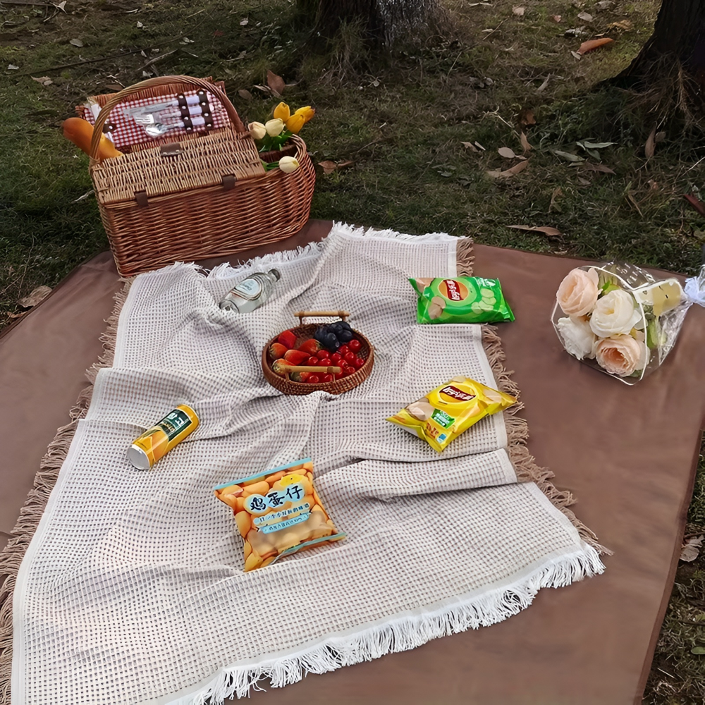 Picknickdecke | Große Outdoor Unterlage | Faltbar und Leicht | Pickniqra