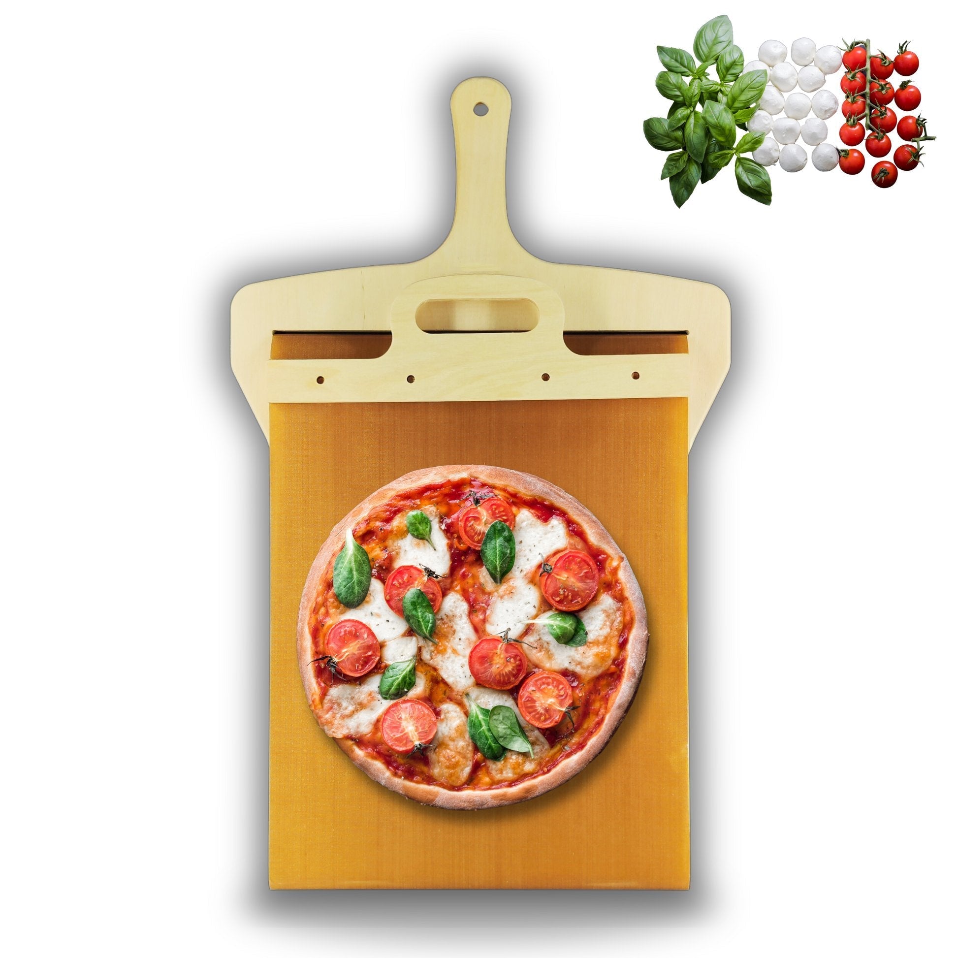 Pizzaschieber | Schiebemechanismus | Lebensmittelecht | Slidezza