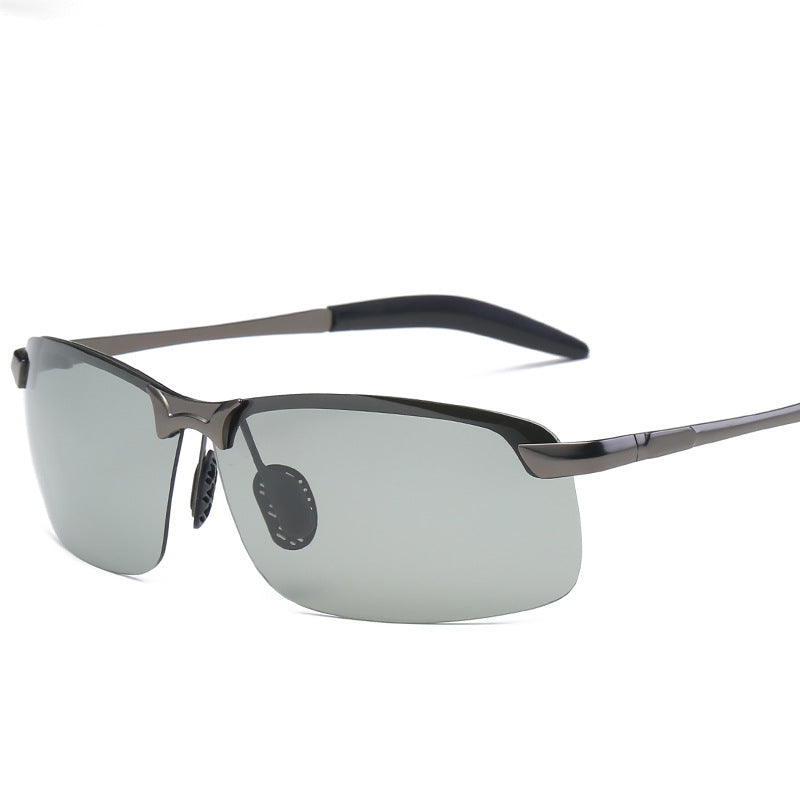Polarisierende Sonnenbrille Photochrom | UV400 Schutz | Halbrahmen Sportbrille | Clarovex