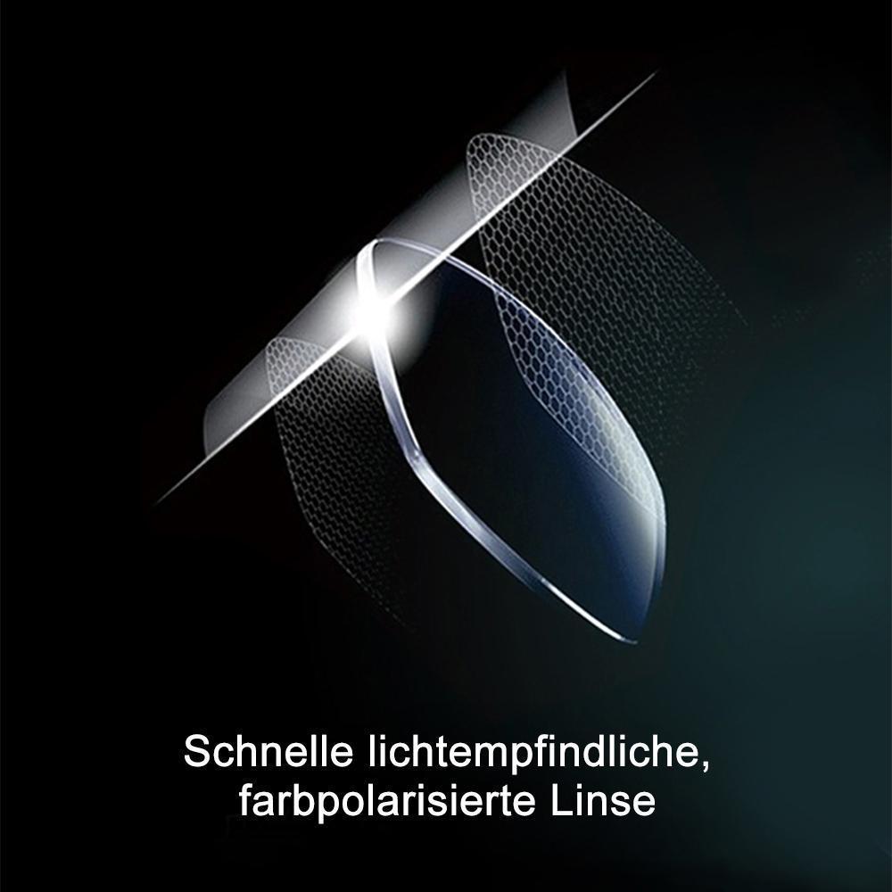 Polarisierende Sonnenbrille Photochrom | UV400 Schutz | Halbrahmen Sportbrille | Clarovex