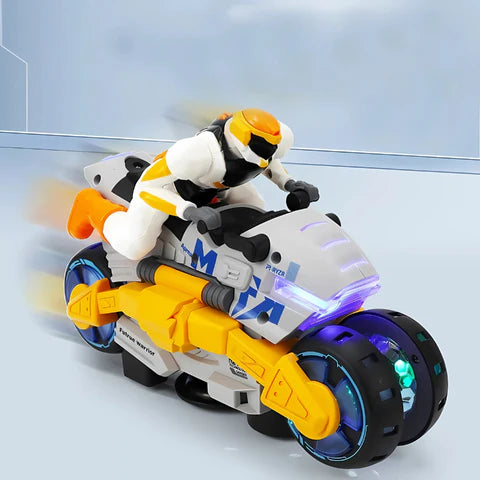 Kaskadérská motorka pro děti | s funkcí přeměny | z motorky na akční figurku | RoboMoto