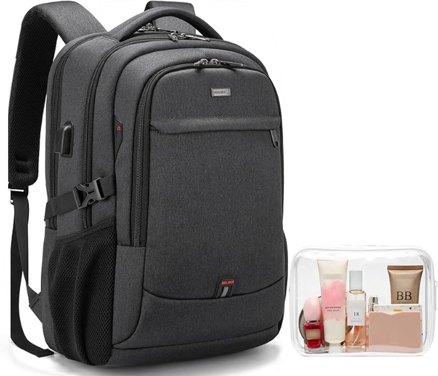 Reise-Laptoprucksack wasserdicht | Diebstahlsicher | Wasserdicht Reise | PackSmart