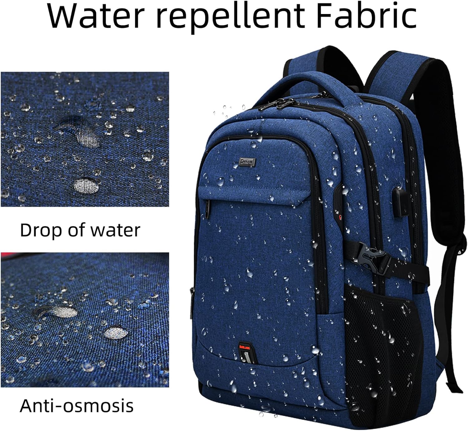 Reise-Laptoprucksack wasserdicht | Diebstahlsicher | Wasserdicht Reise | PackSmart
