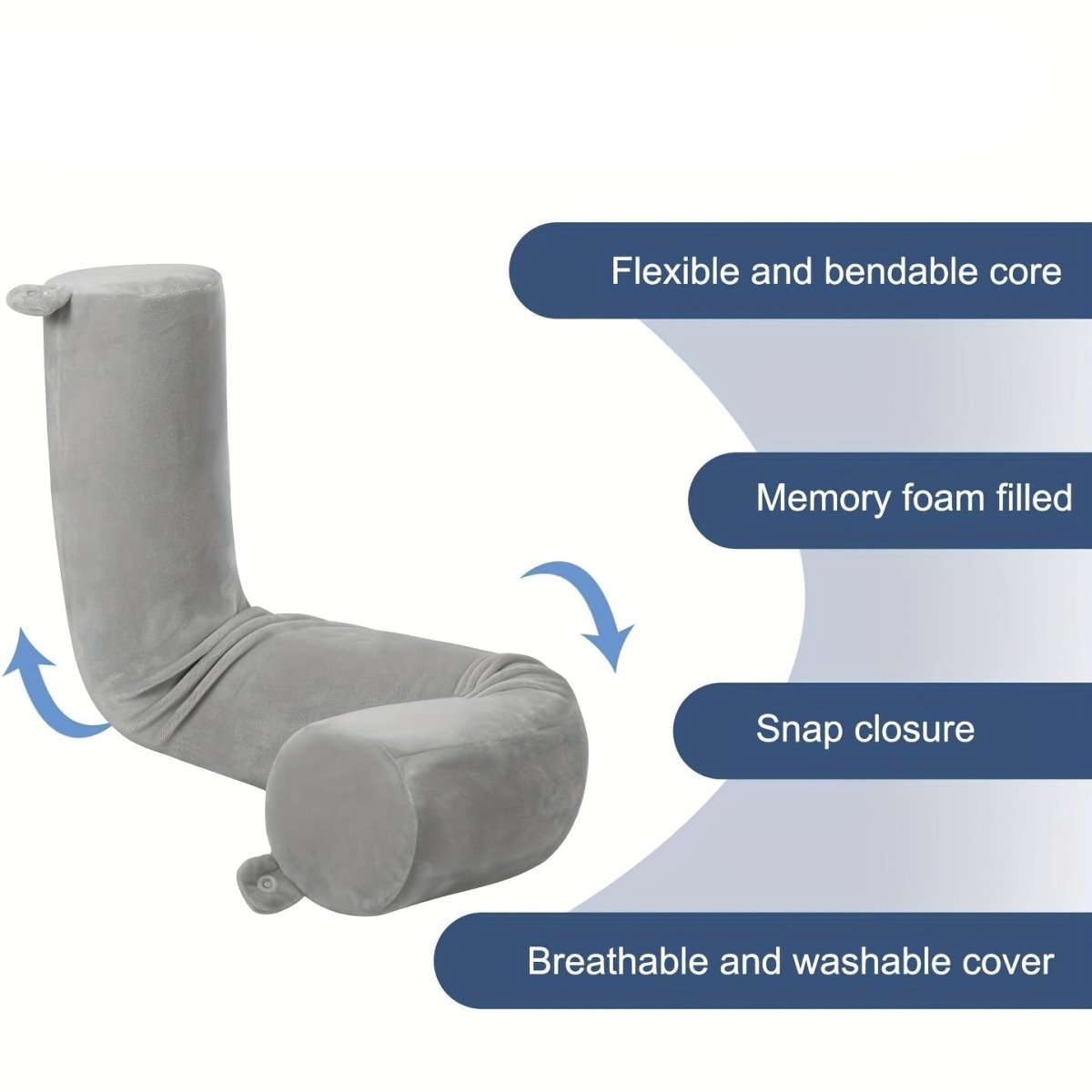 Reisekissen Memory Foam | Ergonomische Nackenstütze | Kompakt | DriftRest