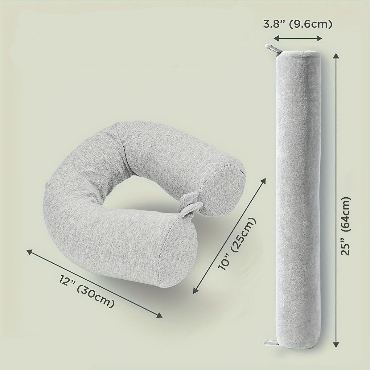 Reisekissen Memory Foam | Ergonomische Nackenstütze | Kompakt | DriftRest