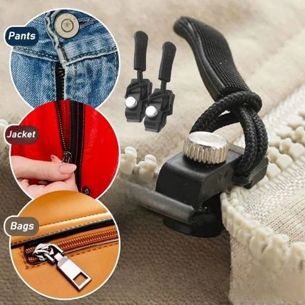 Reißverschluss Reparaturset | Schieber Sofort Reparatur | Ohne Nähen Montage | RepairZip