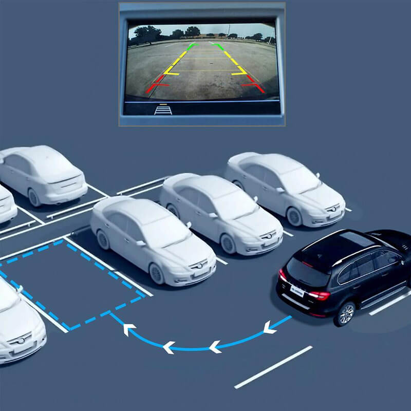 Rückfahrkamera drahtlos | HD Nachtsicht live per App | Weitwinkel Sichtfeld | EasyCam Pro