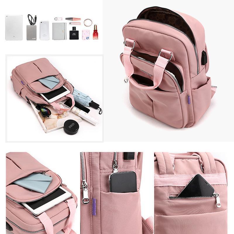 Rucksack mit USB-Ladefunktion | Wasserdicht | Vielfächerig | UrbanFlow