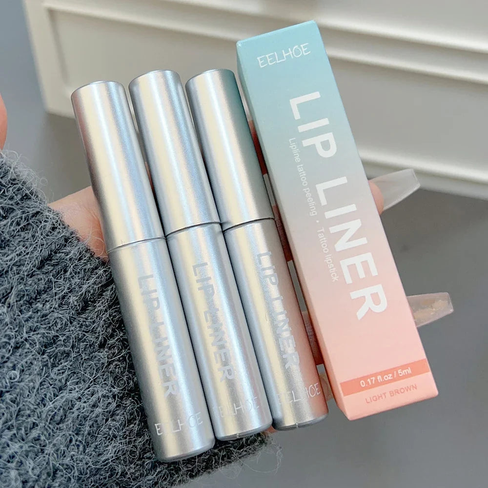 Lippenkonturstift Damen Wasserfest | Hyaluronsäure, Himbeerextrakt & Vitamin E | Pflegt und Verschmiert Nicht, 3 Farbtöne 13