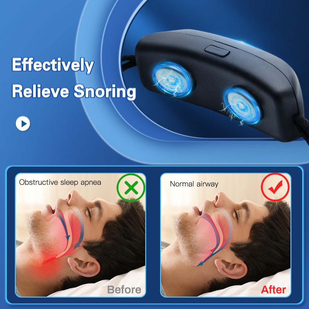 Intelligent anti-snorken enhed med vibration | sensorregistrering | hvilepuls