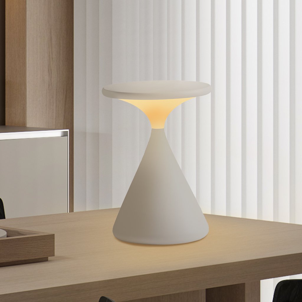Sanduhr LED Tischlicht | Dimmbar & Kabellos | Warmes Stimmungslicht | LumaCone