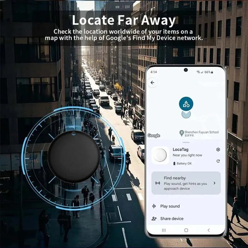 Smart-tracker og kattehalsbånd | Uden GPS og SIM-kort | Lokalisering via Android-netværk | FindPaw
