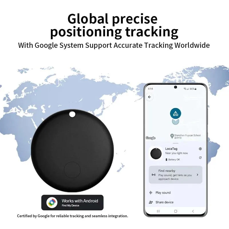 Smart-tracker og kattehalsbånd | Uden GPS og SIM-kort | Lokalisering via Android-netværk | FindPaw