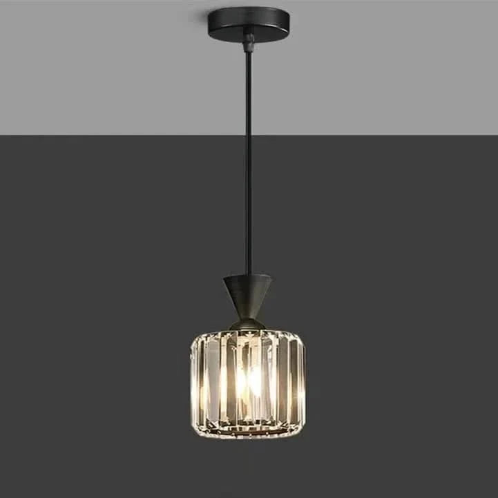 Kristall-Pendelleuchte Metallrahmen | Art-Déco-Design mit Kristallelementen | Verstellbare Aufhängehöhe für Esszimmer 2