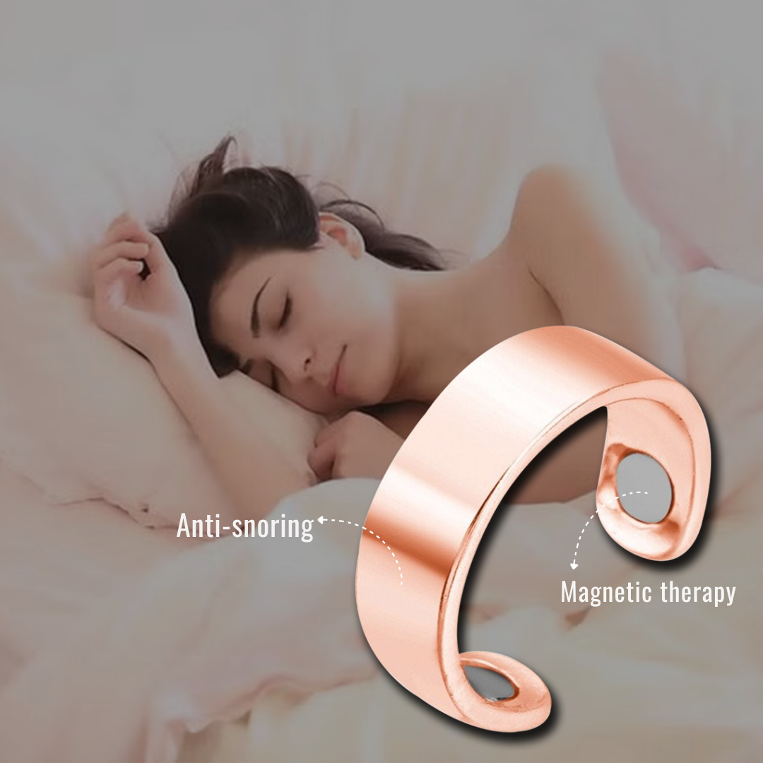 Schlafkomfort | Anti-Schnarch-Ring | Sanfter Druck auf den Finger | QuietRest