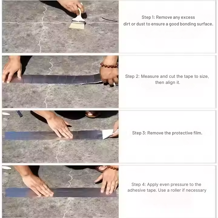 Tetningsbånd | Vanntett reparasjonsbånd mot lekkasjer | Sterk vedheft på overflater | QuickSeal