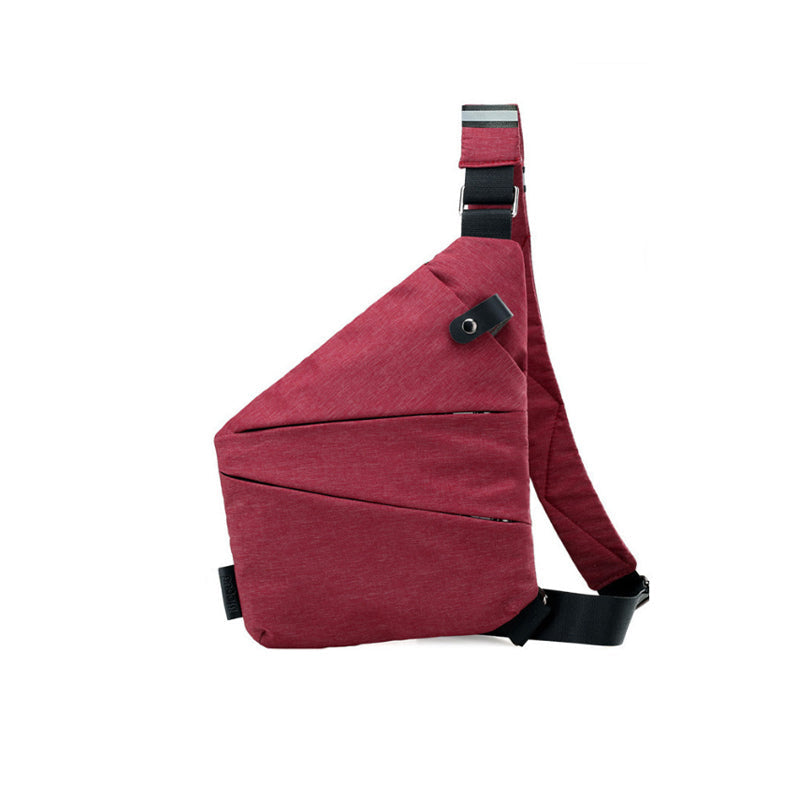 Mala de Ombro Masculina | Anti-Roubo | Nylon-Poliéster | Concealr