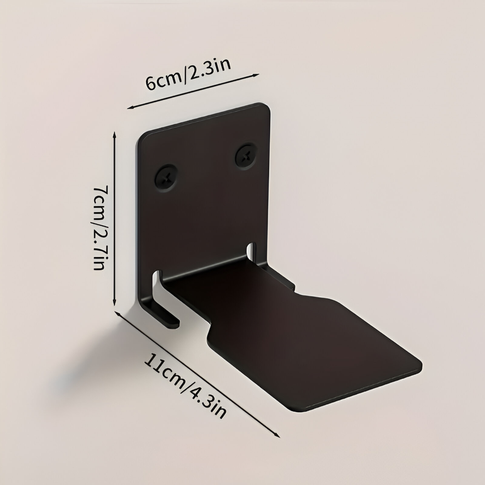 Schweberegal | Unsichtbarer Schwebeeffekt für Bücher | Stabile Wandhalterung aus Eisen | FloatShelf