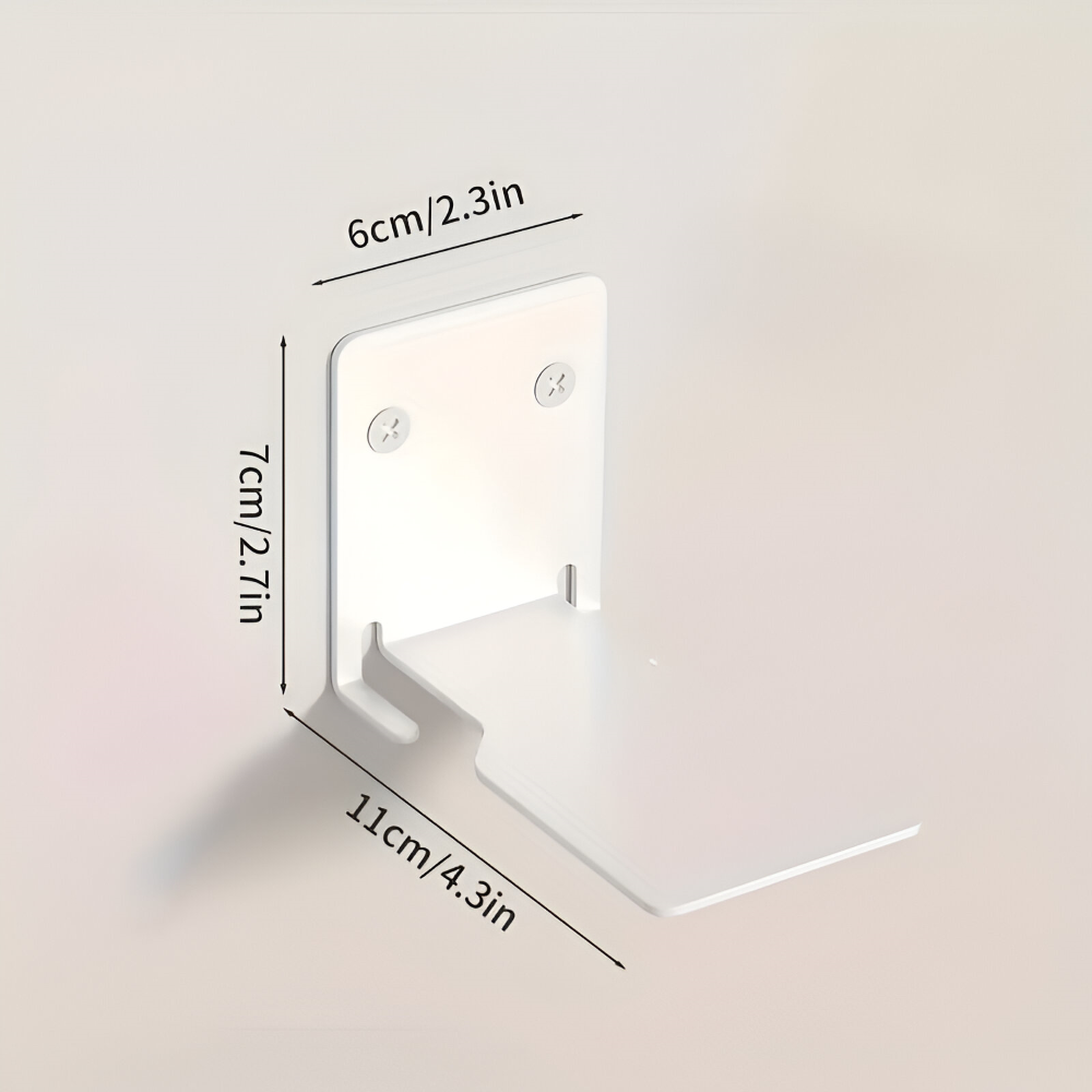 Schweberegal | Unsichtbarer Schwebeeffekt für Bücher | Stabile Wandhalterung aus Eisen | FloatShelf