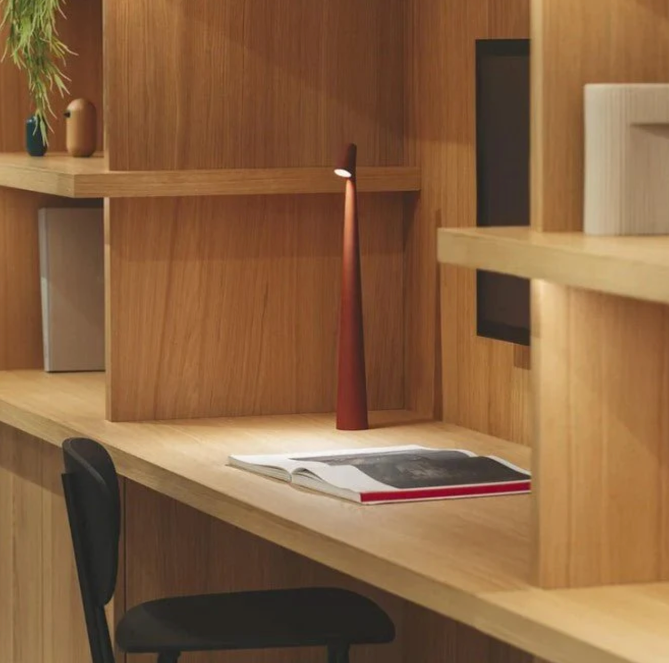 Lampada da comodino | Design scandinavo | Dimmerabile in 3 livelli tramite tocco | LumaLean