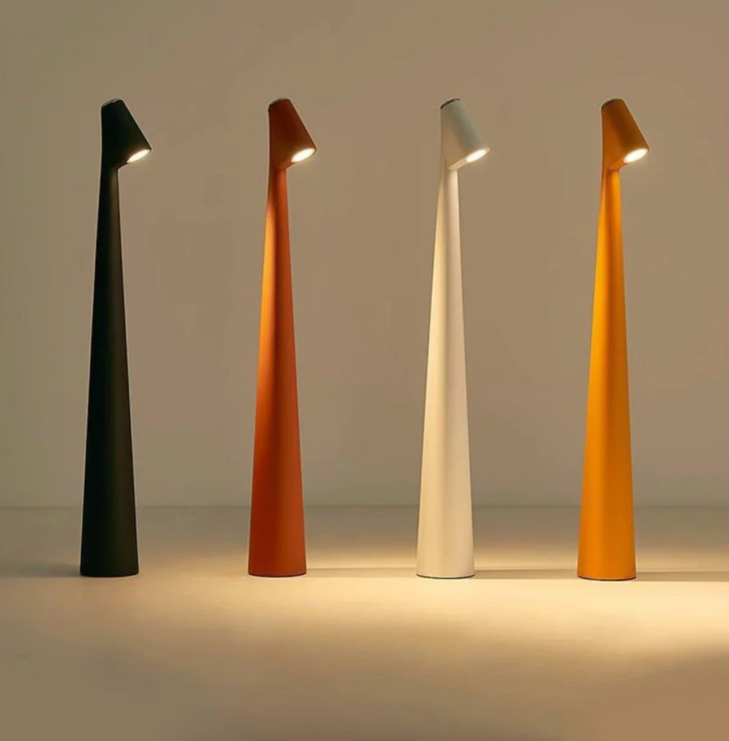 Lampada da comodino | Design scandinavo | Dimmerabile in 3 livelli tramite tocco | LumaLean