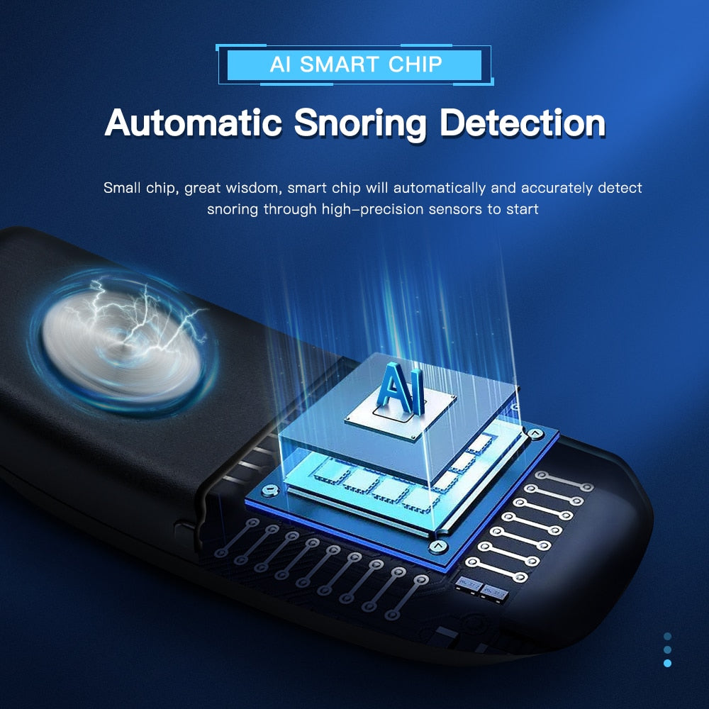 Intelligent anti-snorken enhed med vibration | sensorregistrering | hvilepuls