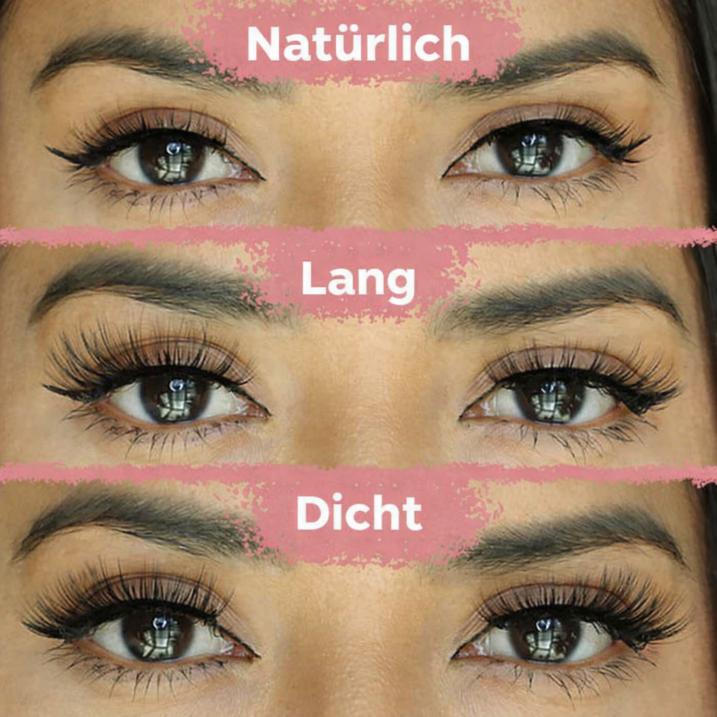Selbstklebende Wimpern | Wiederverwendbar | Ohne Kleber | PureGaze