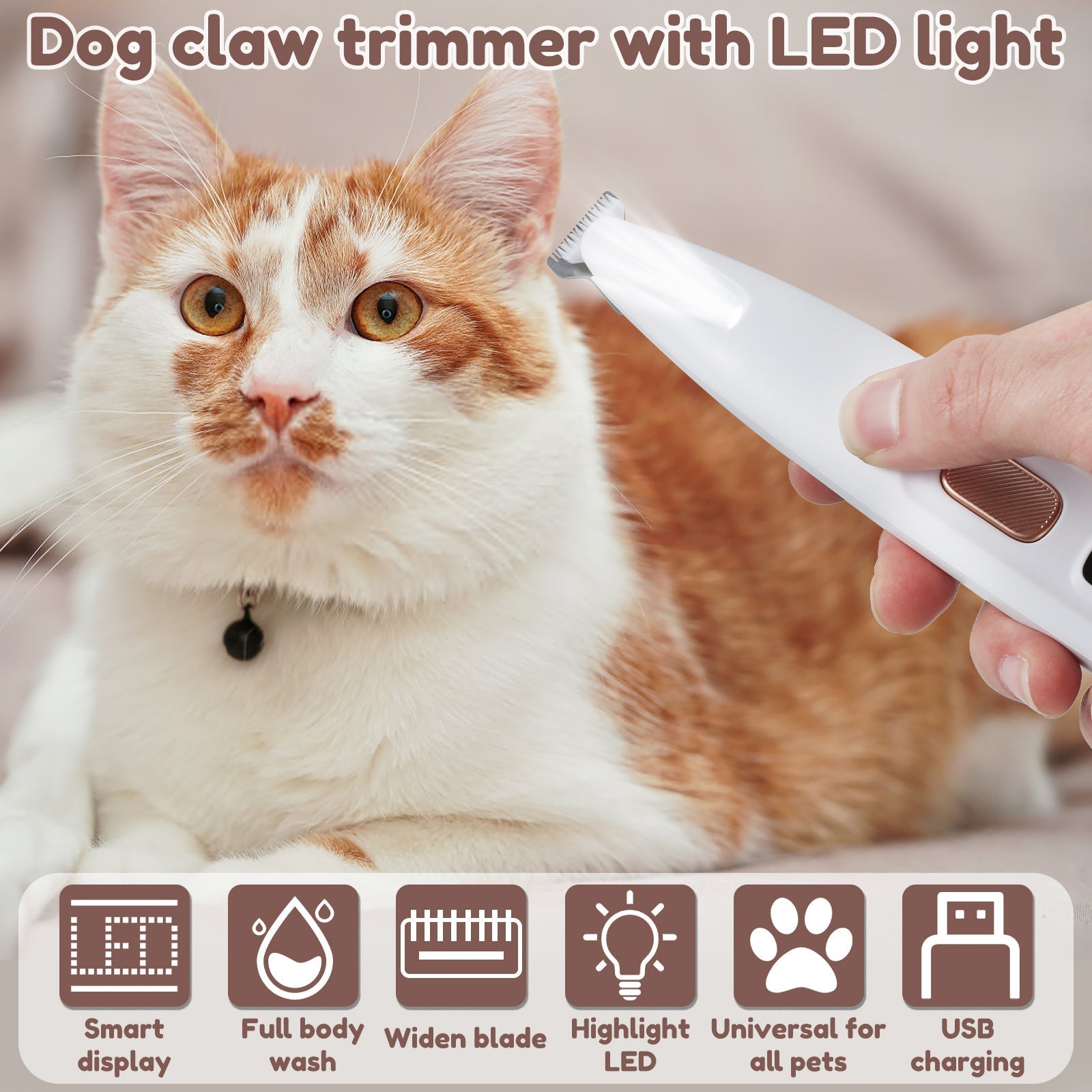 ShinePaws™ | LED-Haarschneider für Haustiere