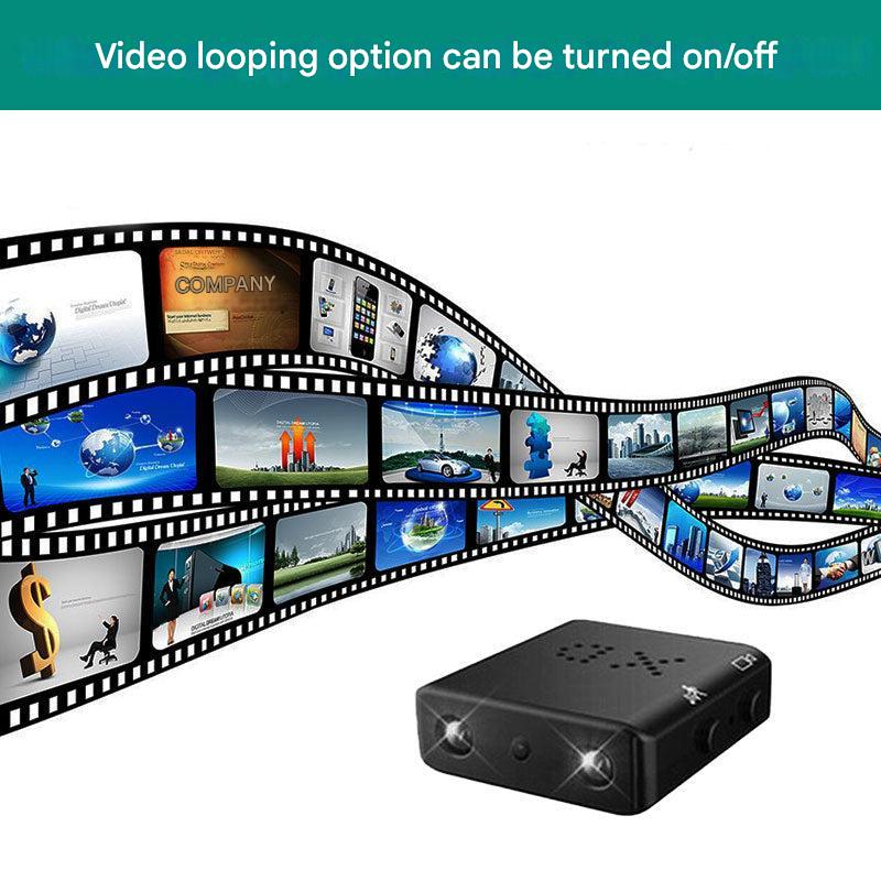 Sicherheitskamera Mini 1080P HD | IR-Nachtsicht 5 m | Bewegungserkennung | Spotlense
