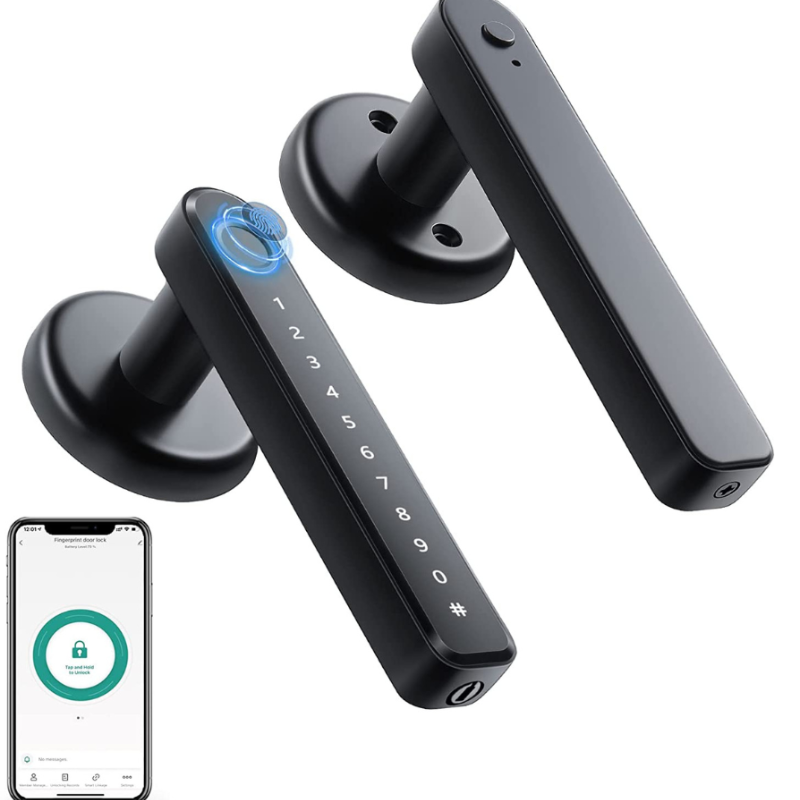 Smart Türknopf | Öffnen Per App, Finger Oder Zahlencode | Schlüsselloser Zugang | TouchLock