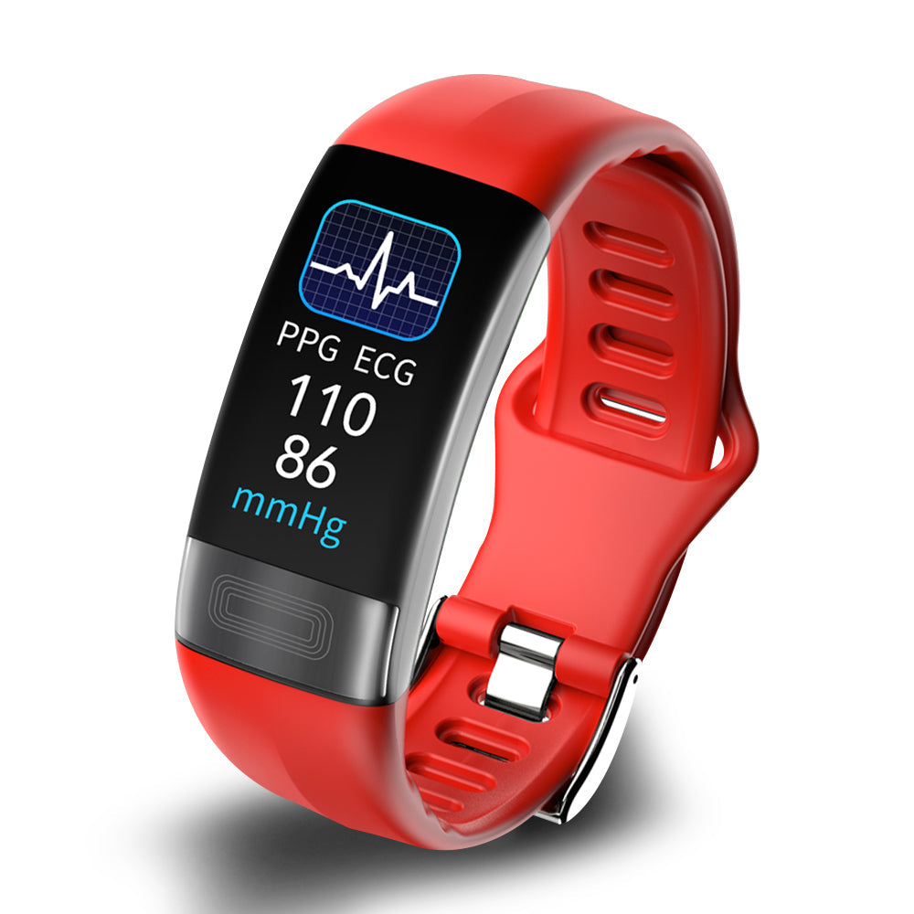 Smartes Gesundheitsarmband | Blutdruck, EKG, SpO2, Schlaf | Aktivitätsanalyse | PulseVista