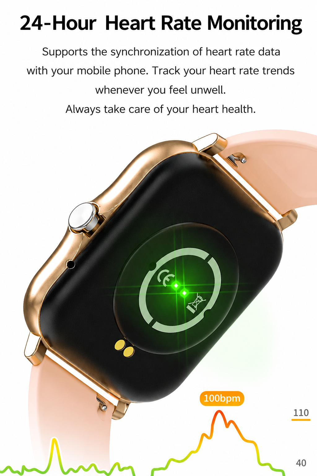 Smartwatch | Gesundheitsüberwachung | Lange Akkulaufzeit | Healthora