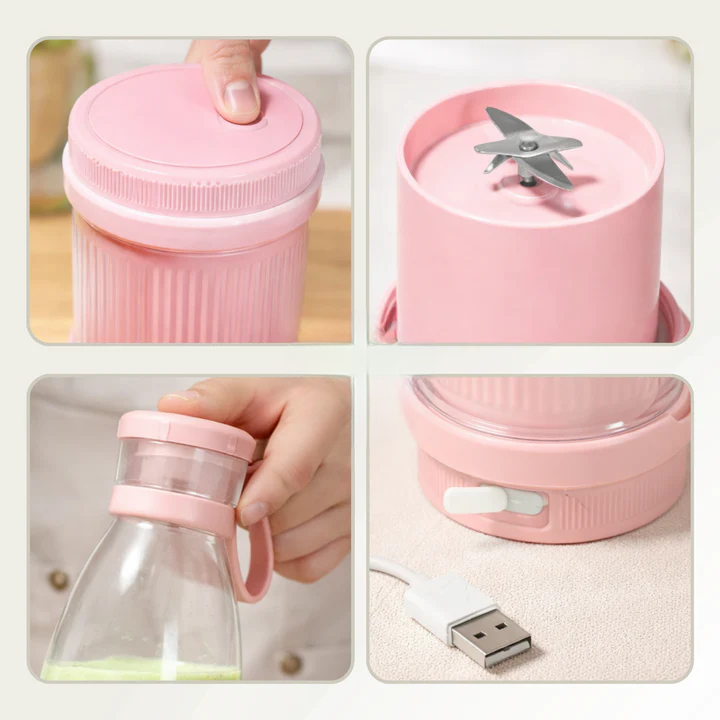 Smoothie-Maker | Mixen & direkt trinken | Sicherheitsanzeige | SmoothioGo