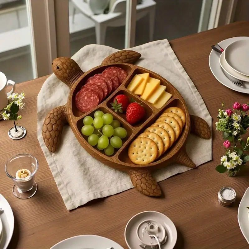 Snackplatte | Servierbrett aus Massivholz | In Tierform | NaturKueche