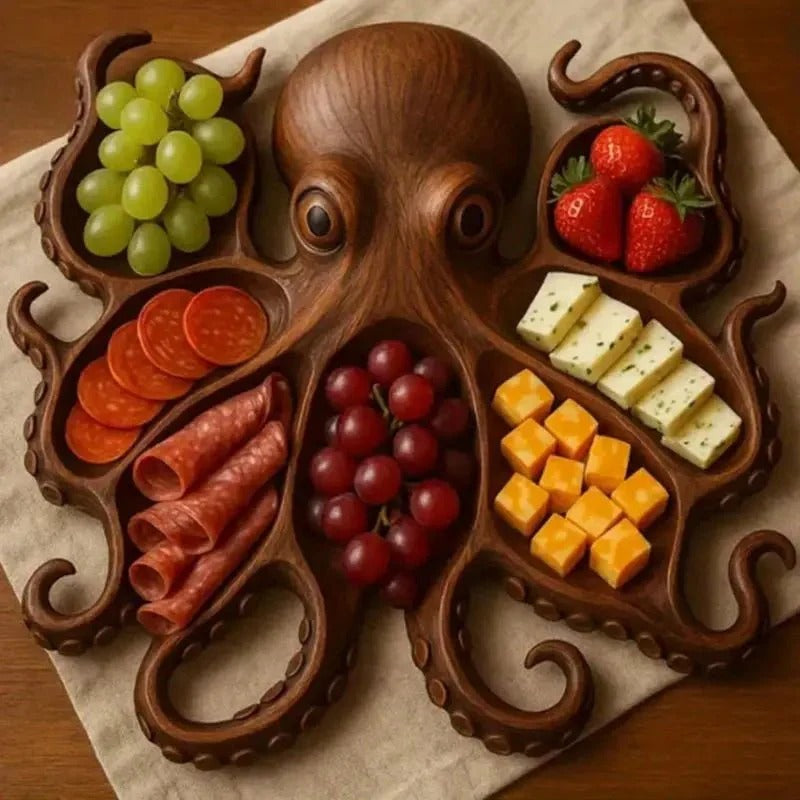 Snackplatte | Servierbrett aus Massivholz | In Tierform | NaturKueche