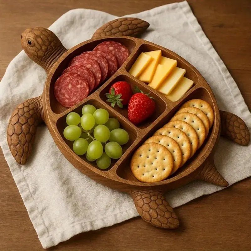 Snackplatte | Servierbrett aus Massivholz | In Tierform | NaturKueche
