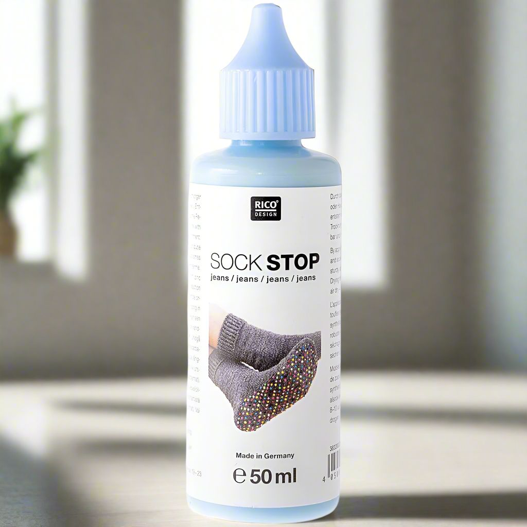 Socken-Kleber | Anti-Rutsch-Grip für sichere Schritte | Waschbare Textilbeschichtung für DIY-Socken | Socke Stopper