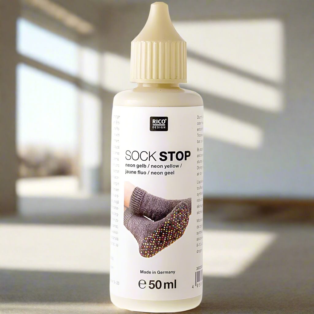 Socken-Kleber | Anti-Rutsch-Grip für sichere Schritte | Waschbare Textilbeschichtung für DIY-Socken | Socke Stopper