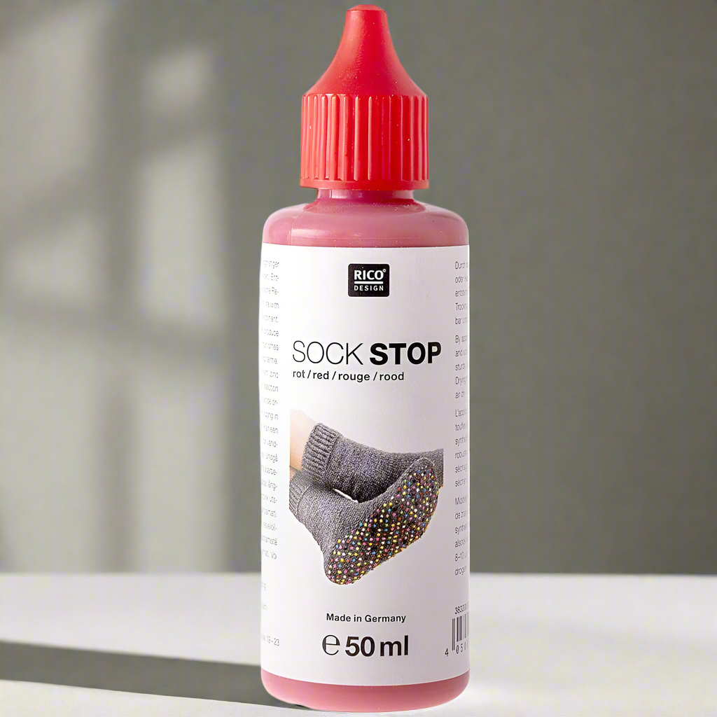 Socken-Kleber | Anti-Rutsch-Grip für sichere Schritte | Waschbare Textilbeschichtung für DIY-Socken | Socke Stopper