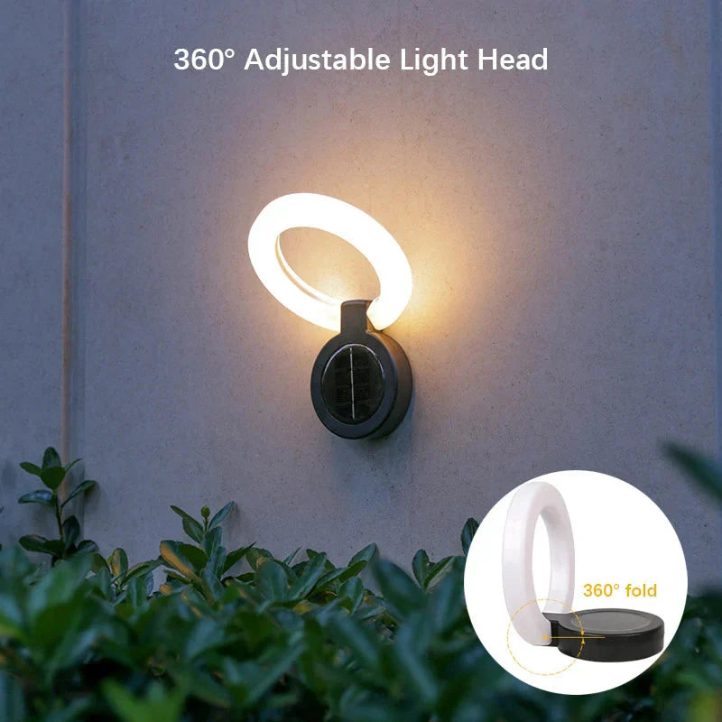 Solar-Bodenleuchte | 360 Grad Schwenkbarer | Automatische Dämmerungsschaltung | SolarPivot