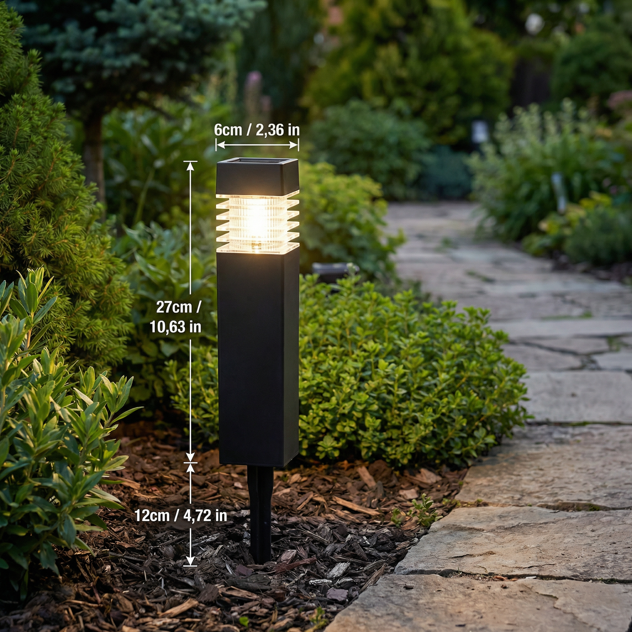 Solar-LED Bodenleuchten | Wasserdicht | Automatisch | SolarPath