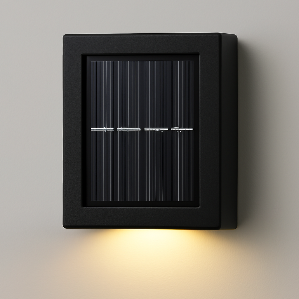Solární venkovní LED nástěnné lampy | Svítivost 8 hodin | Bezdrátový pohybový senzor | Lumavex