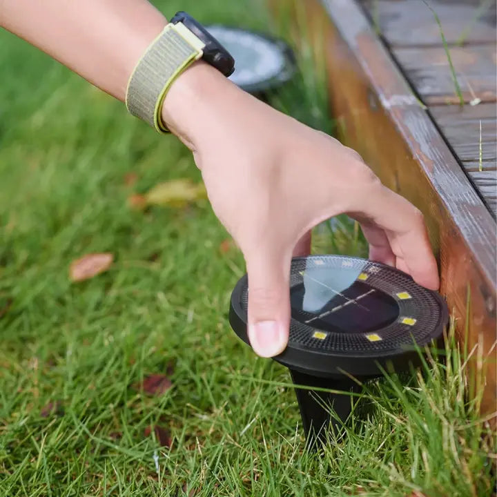 Solare Garten-Bodenleuchten | Automatischer Dämmerungssensor | Wetterfest | SolarPfad