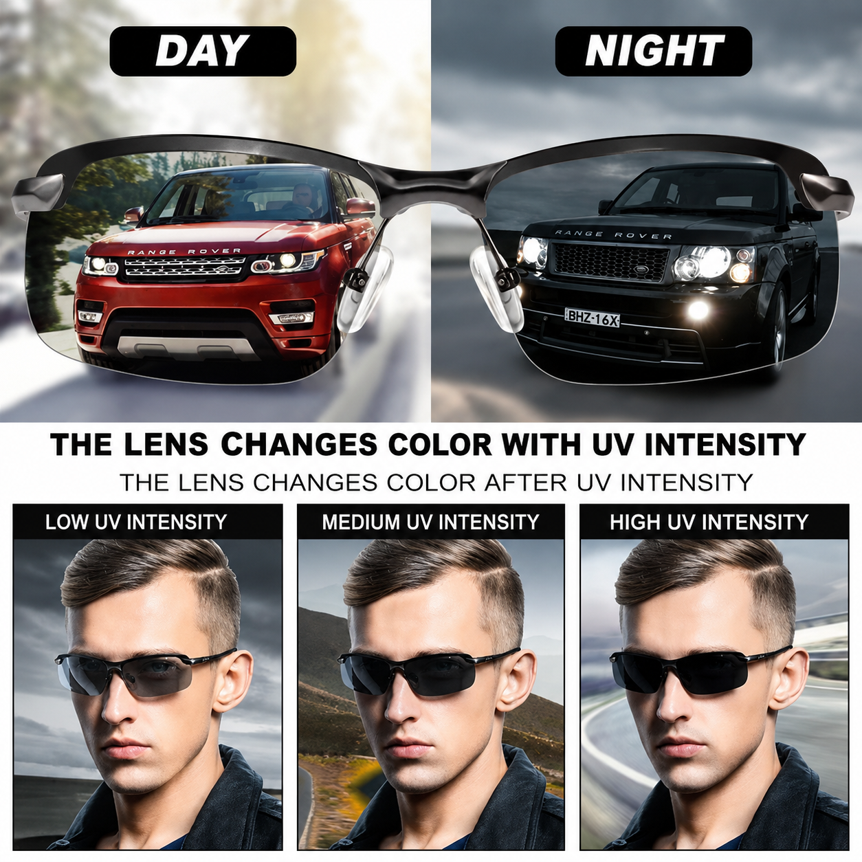 Sunglasses | Automatic Tinting | Ultralight | LumiShift